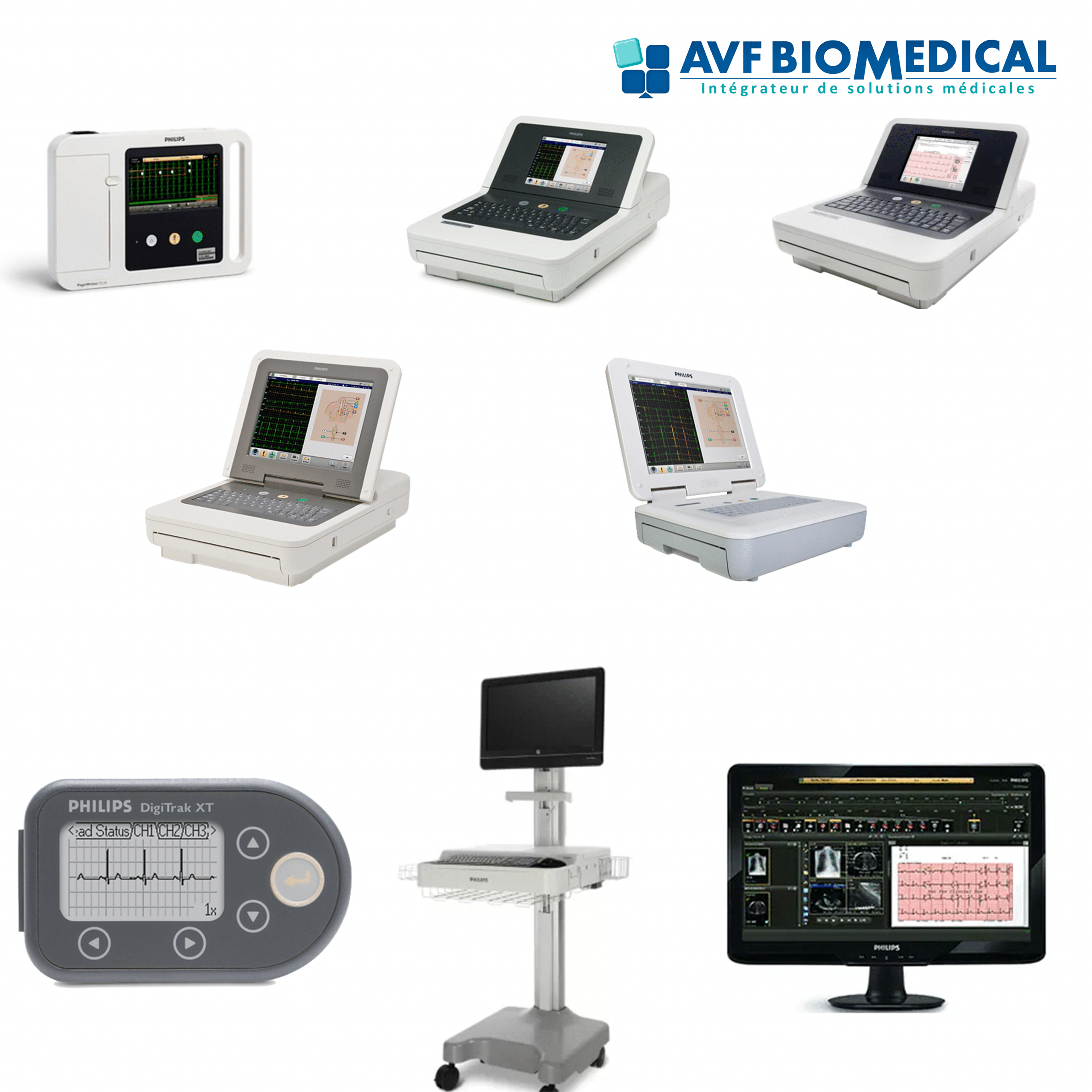 Gamme électrocardiographes Philips