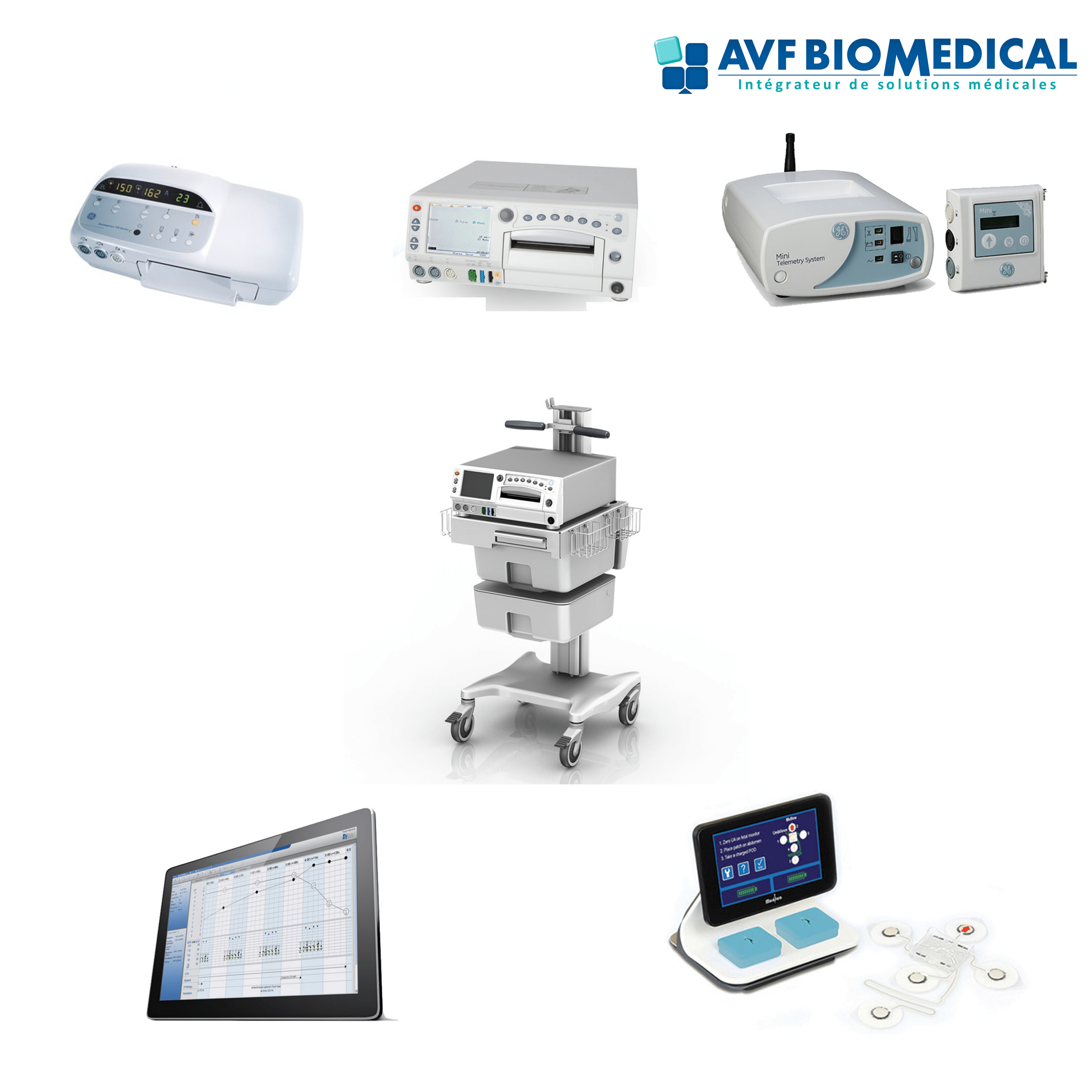 Produits de la gamme Monitorage foetal