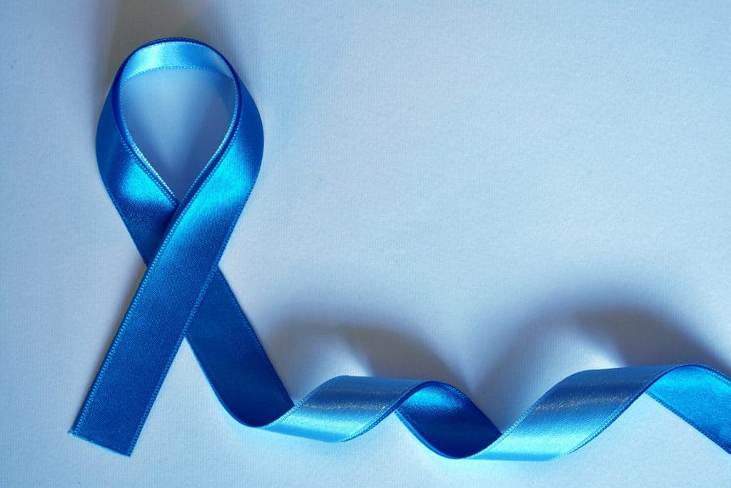 Ruban bleu pour le cancer de la prostate